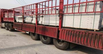 通化 白麻荔枝面外墙干挂，工厂装车日常