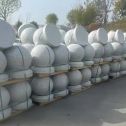 通化 白麻花岗岩石材圆球，石球，挡车球，隔离球，景观石球，风水球等