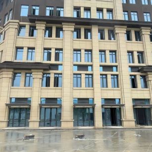 通化 黄金麻花岗岩荔枝面小区外墙干挂