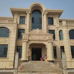 通化 黄金麻花岗岩别墅外墙干挂