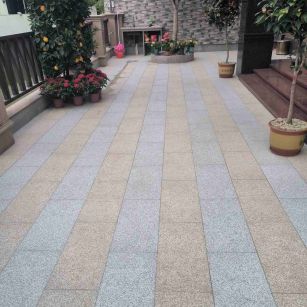 通化 黄金麻白麻荔枝面庭院铺装展示