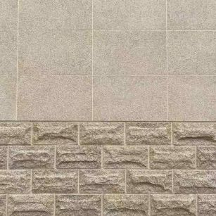 通化 黄金麻自然面蘑菇石配荔枝面干挂