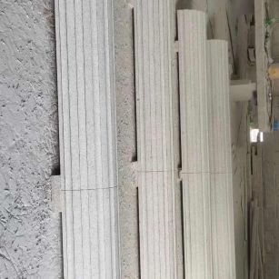 通化 花岗岩厂家带你看白麻花岗岩门楼大柱柱皮