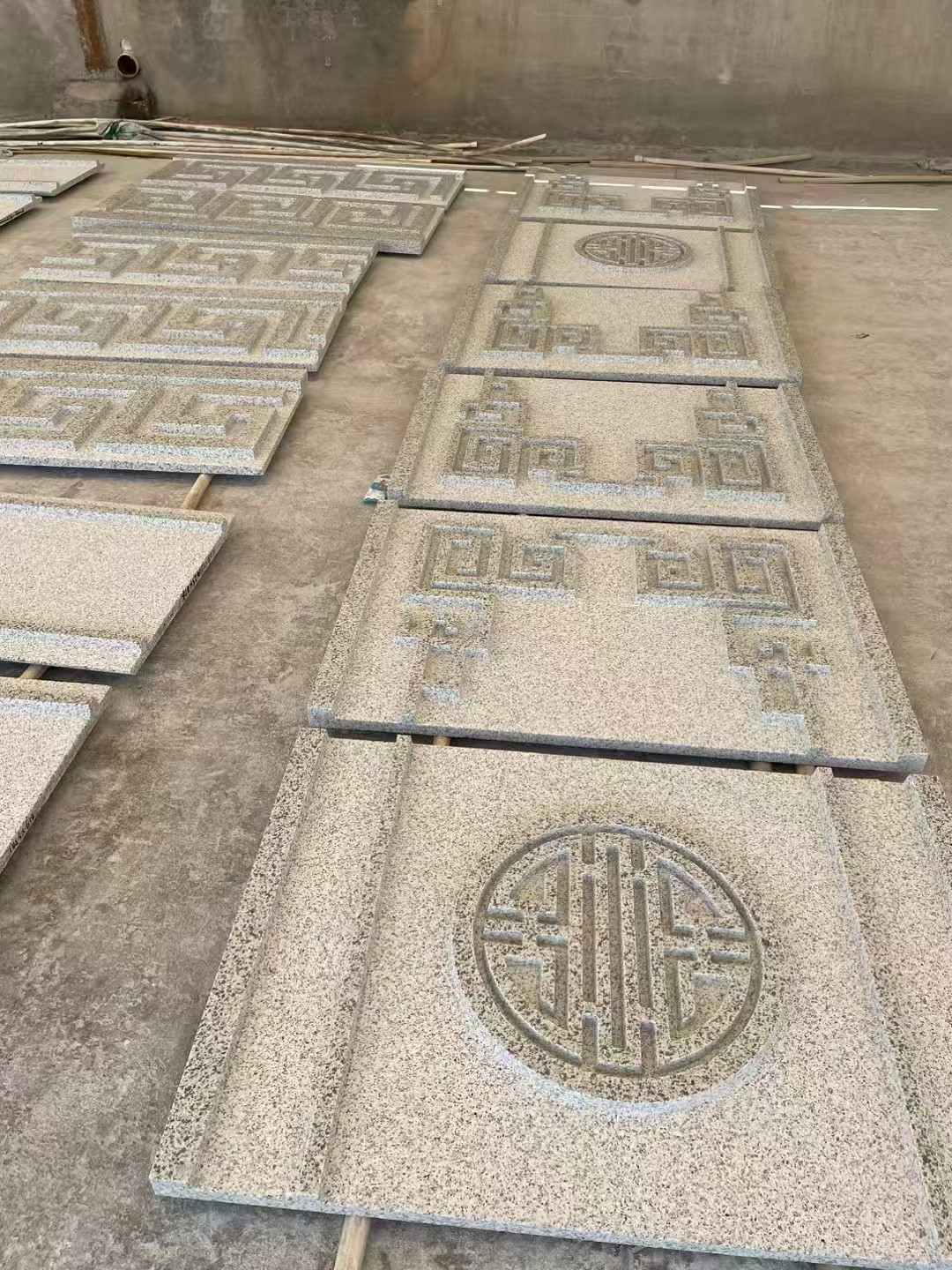 通化 白麻花岗岩外墙立面雕刻板