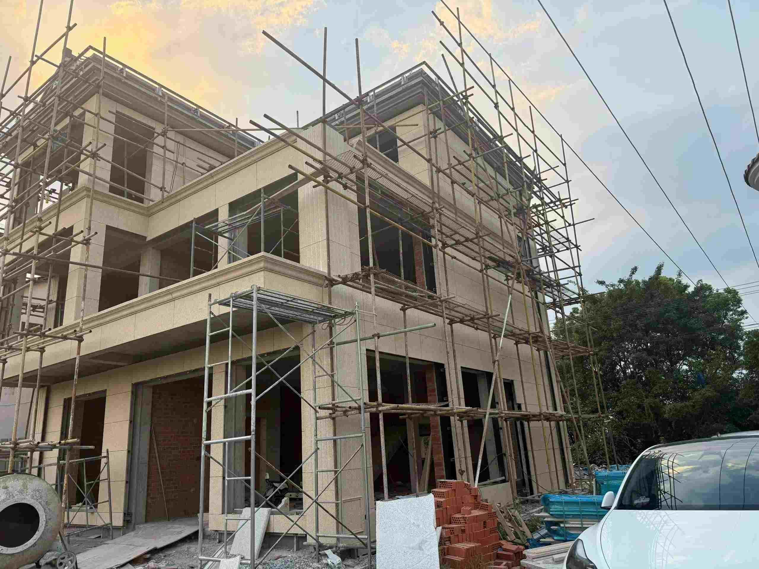 通化 黄金麻荔枝面花岗岩外墙干挂