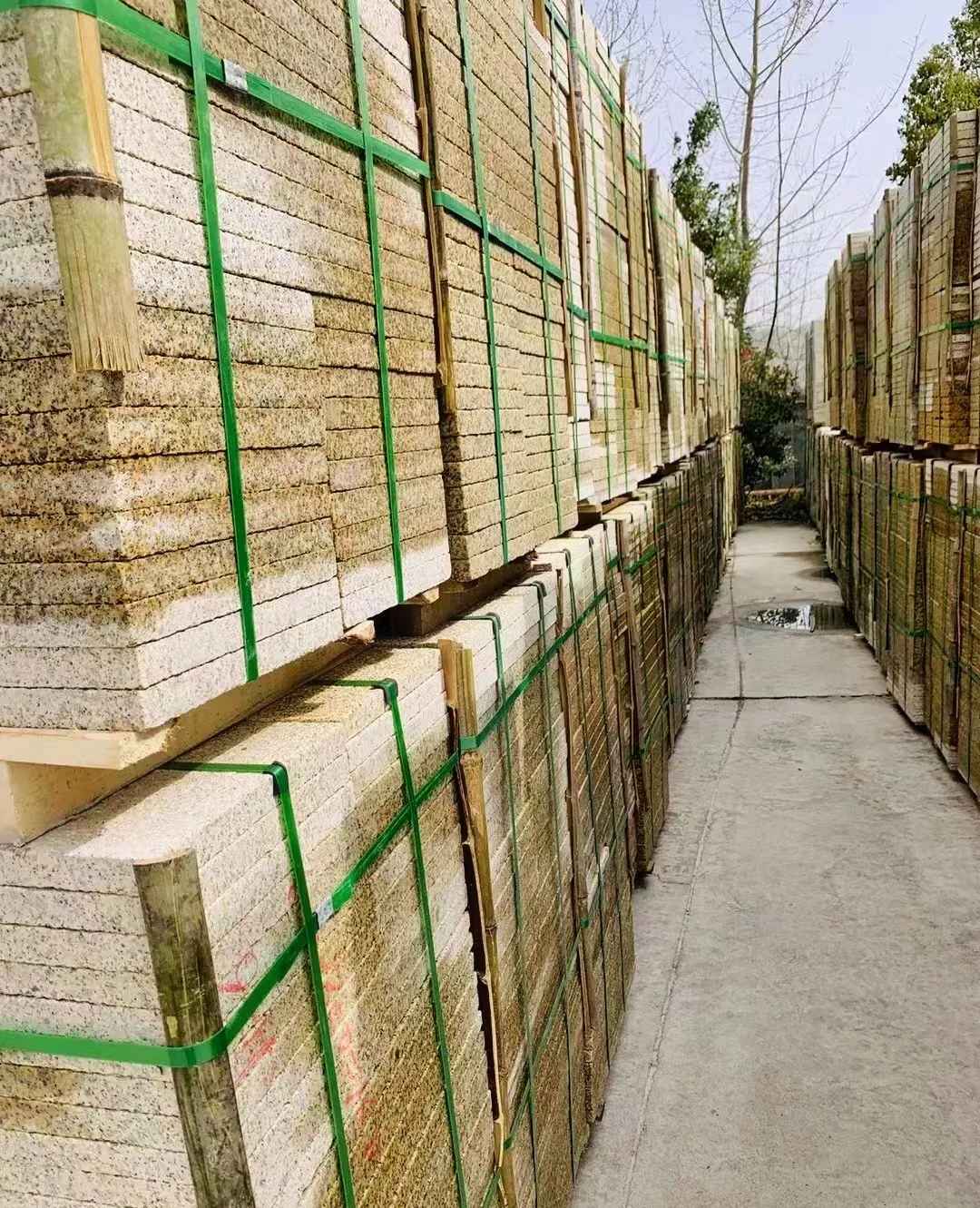 通化 黄金麻花岗岩荔枝面地铺石