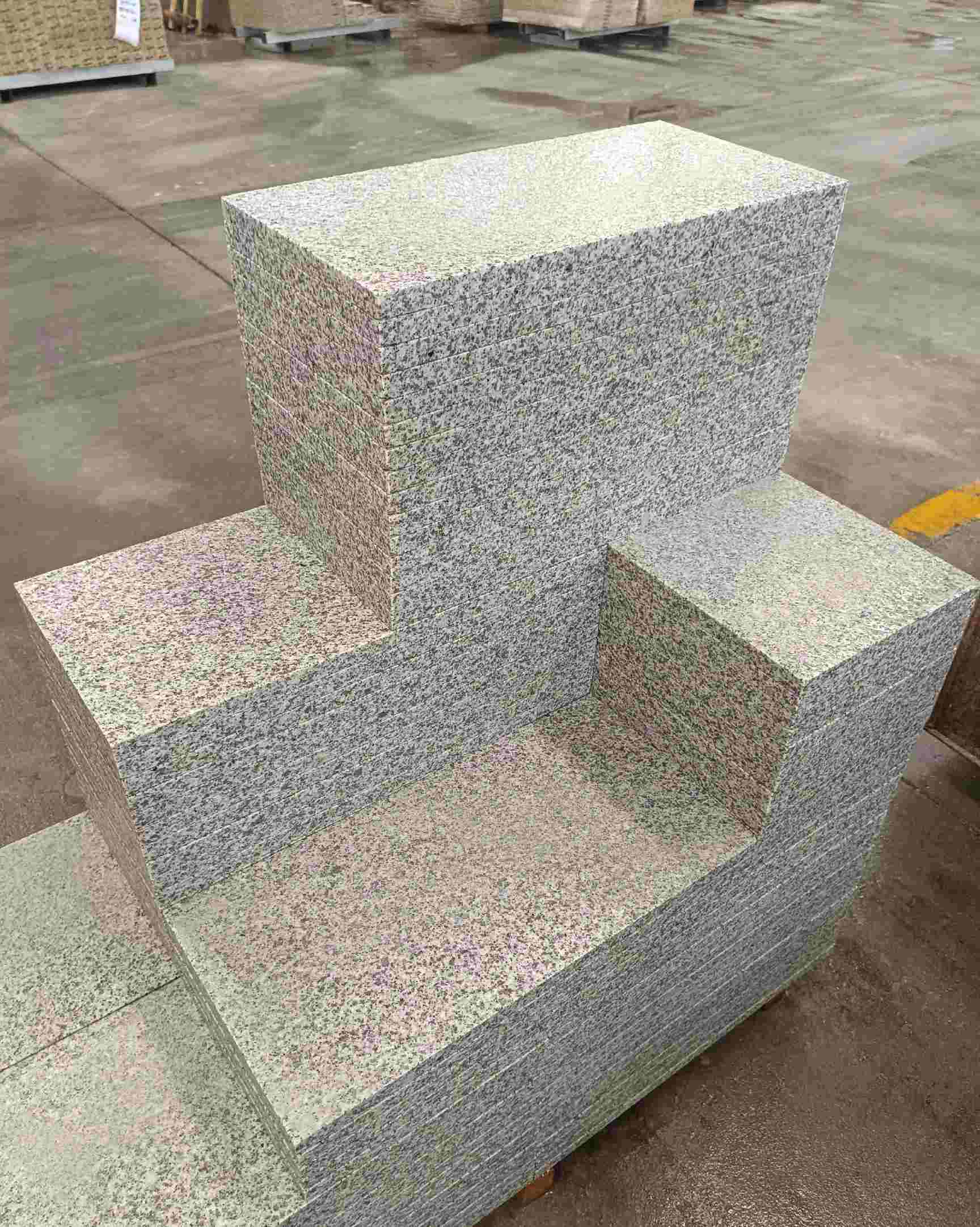 通化 白麻花岗岩荔枝面地铺石