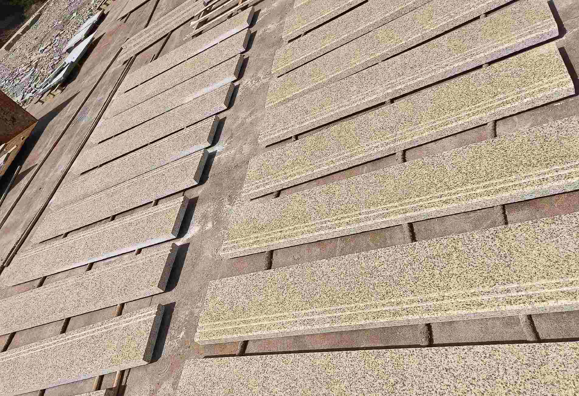 通化 黄金麻花岗岩光面楼梯踏步