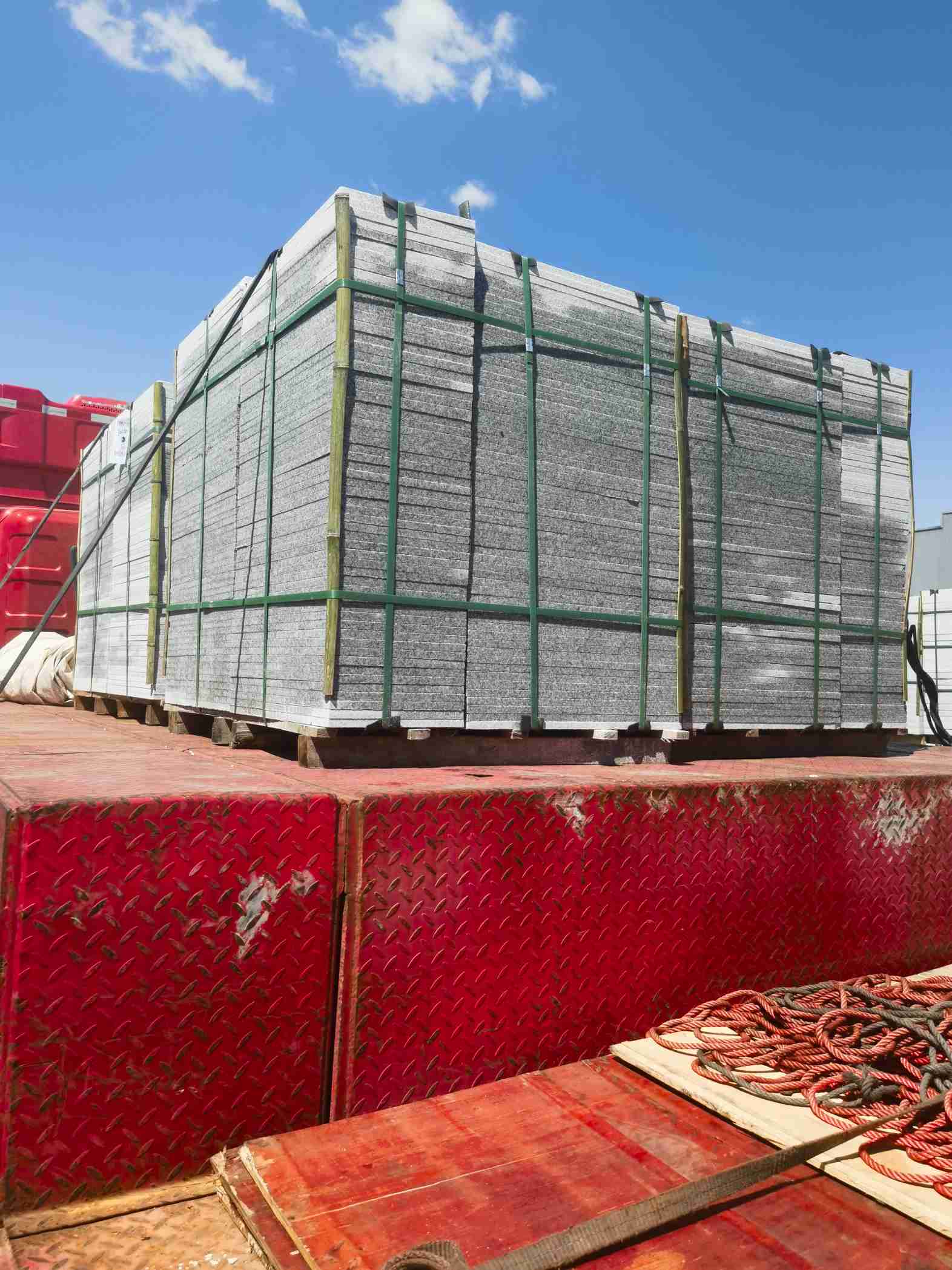 通化 芝麻白火烧规格板地铺石300*600/600*600